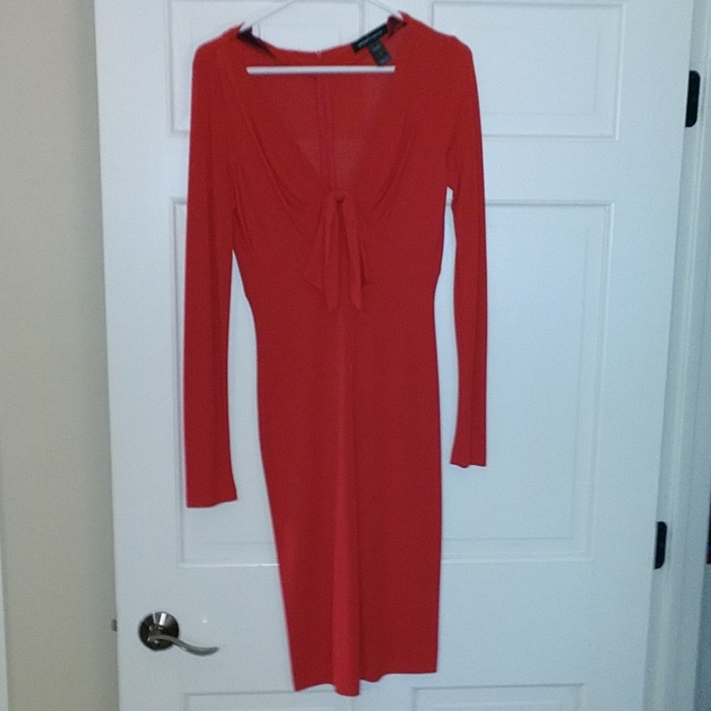 Size 6 Moda International Red Cocktail Dress